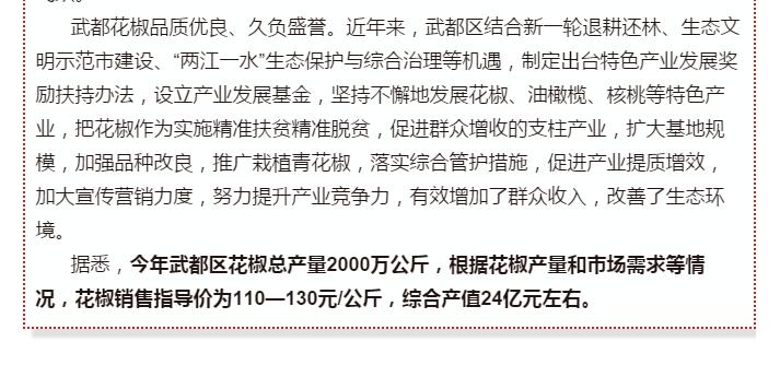 5.28億！一場盛會，武都花椒“火”了