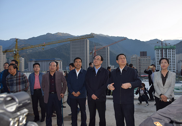 全國、省市政協(xié)委員體驗蘭渝鐵路、視察階州廣場